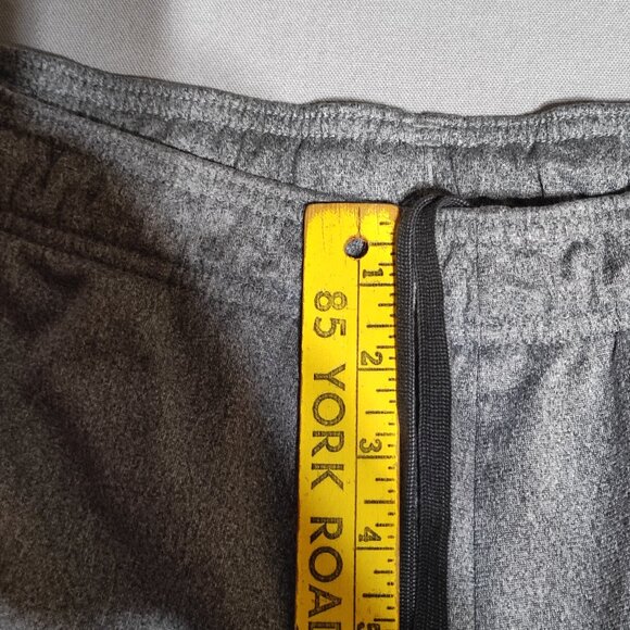 Adidas sweatpants women's size L grey colour with 3 black stripes straight leg - Picture 12 of 14